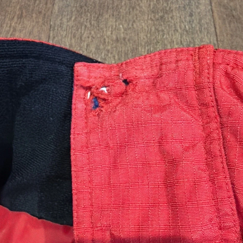 Columbia Red Black Tectonite Winter Jacket Kids Boys 14/16 No Hood – Used